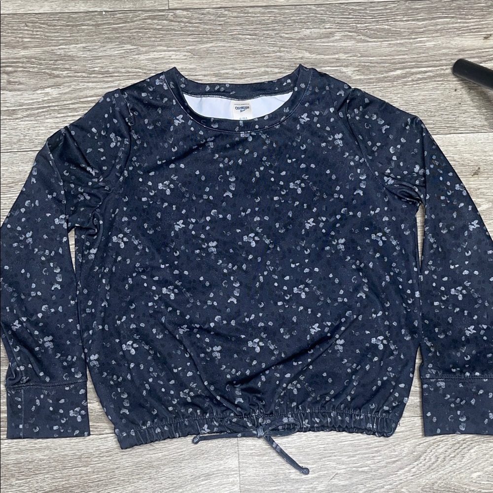 OshKosh B'gosh Navy Sweatshirt with Silver Patterns